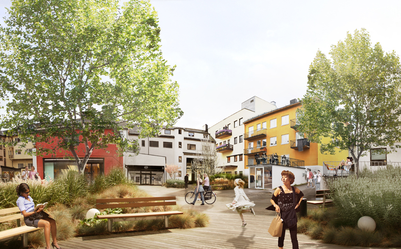 挪威小镇改造方案-居住区案例-筑龙园林景观论坛