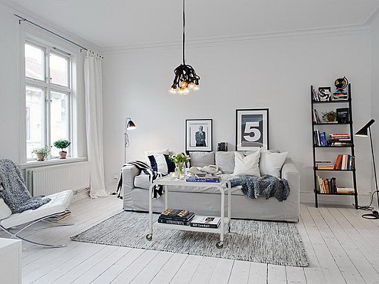 白色瑞典公寓资料下载-白色瑞典公寓