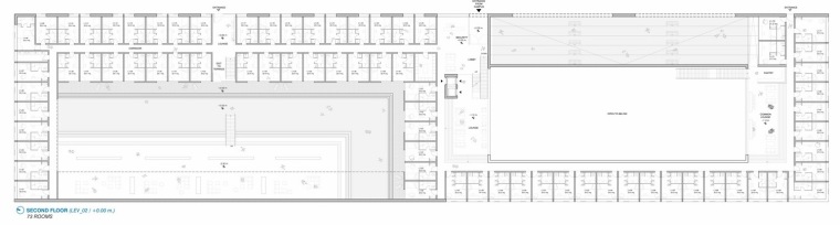 三层平面图 second floor plans-阿尔玛酒店设计方案第14张图片