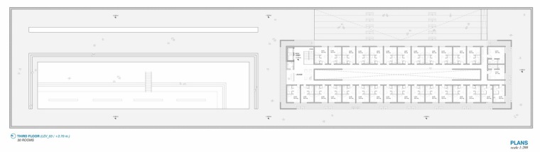 四层平面图 third floor plans-阿尔玛酒店设计方案第16张图片
