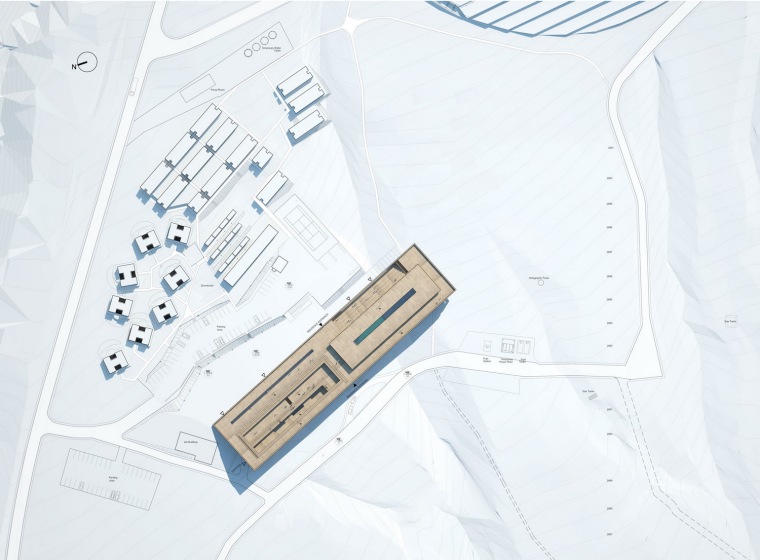 位置平面图 site plan-阿尔玛酒店设计方案第17张图片