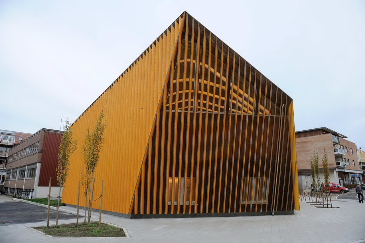 vennesla图书馆-文化建筑案例-筑龙建筑设计论坛