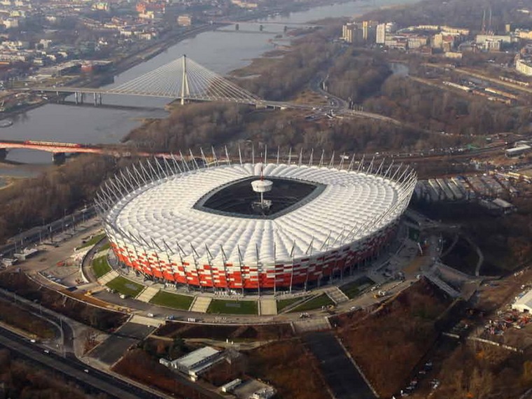 杭州体育公园体育场资料下载-2012年欧洲杯足球锦标赛波兰华沙国家体育场