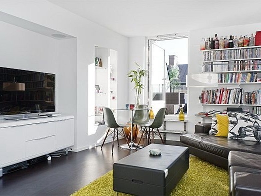 瑞典马尔默现代公寓资料下载-斯德哥尔摩现代公寓