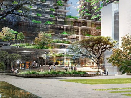 城市中央生态居住区资料下载-生态城市设计系列展示之四：中央花园