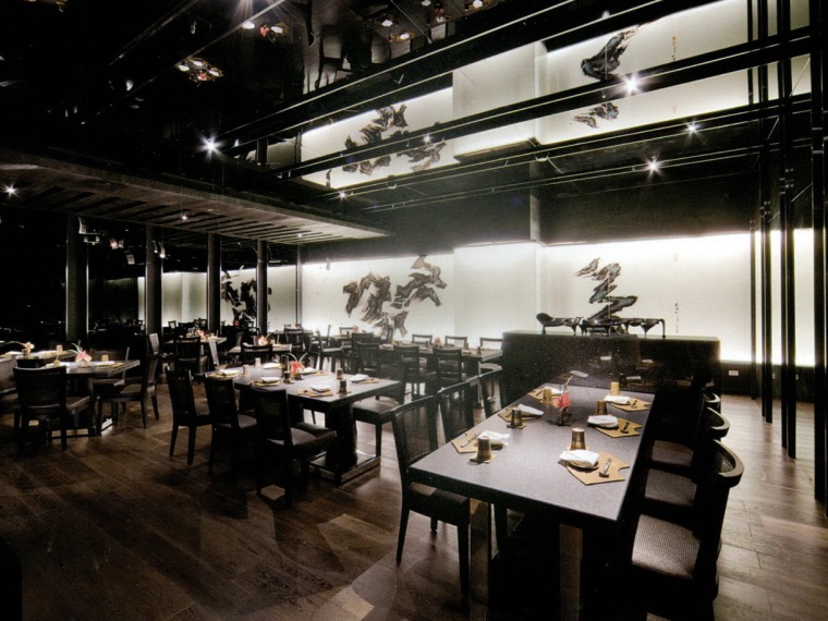 建筑幕墙玻璃翼资料下载-台湾桃园“翼”餐厅