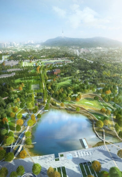 swa城市设计资料下载-龙山公园优胜奖设计方案——多重城市