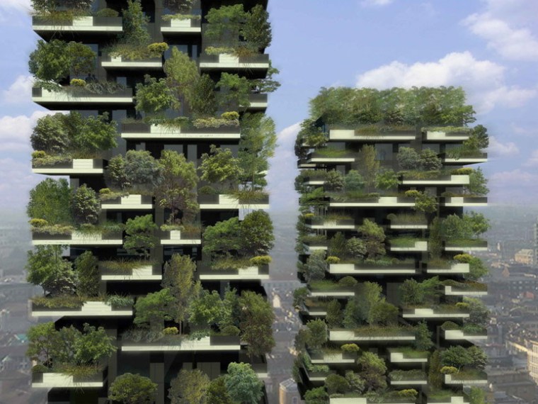 米兰垂直森林建筑资料下载-垂直森林