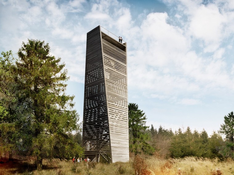 Kelčsk&yacute; Javorník瞭望台