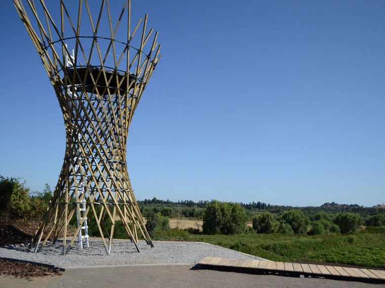 网格结构观测台