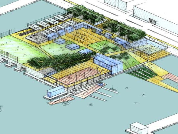 纽约公园大道740号资料下载-40号码头空间重新开发