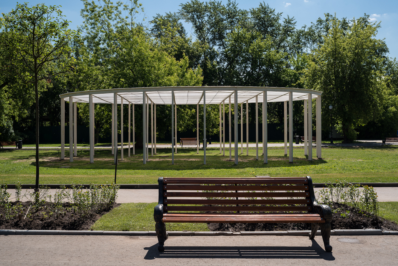 圆形凉亭-园林小品案例-筑龙园林景观论坛