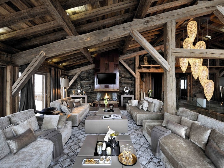 法国阿尔卑斯木屋资料下载-豪华木屋式旅店