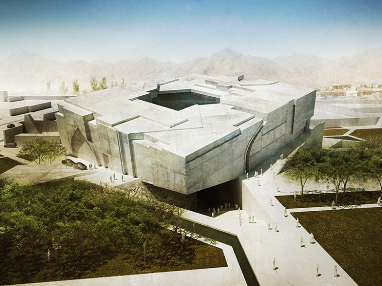 建材博物馆通风空调施工图资料下载-阿富汗博物馆