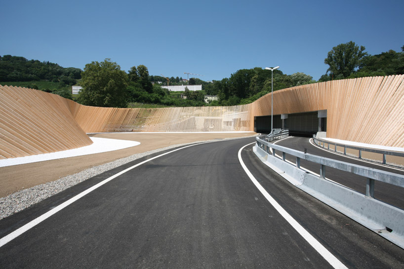 隧道口屏障-公共环境案例-筑龙园林景观论坛