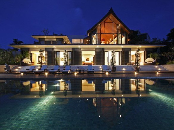 泰国普吉岛山林别墅资料下载-俯瞰大海的普吉岛别墅
