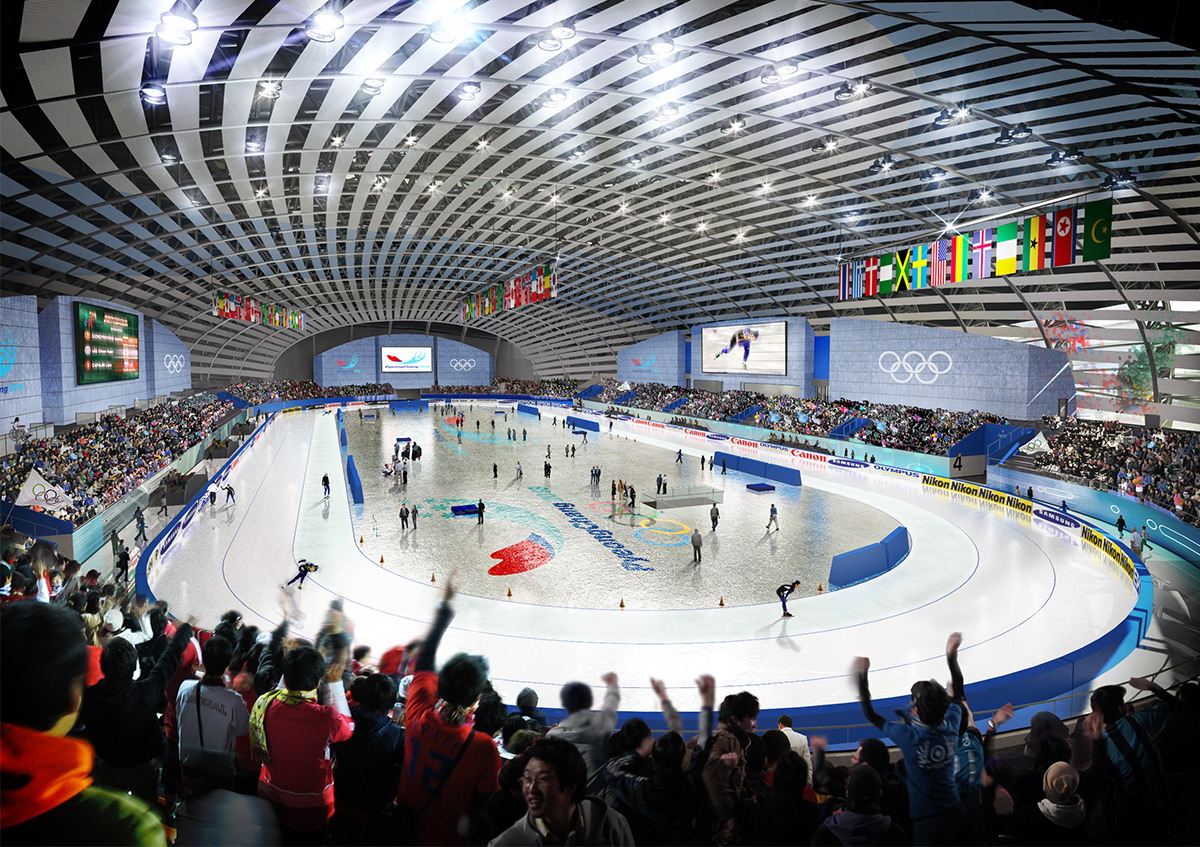 2018年平昌速度滑冰室内体育场提案