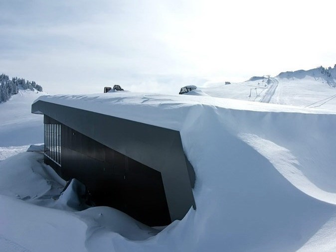 建筑设计管理工作重要节点资料下载-radusa滑雪中心的vidikovac餐馆