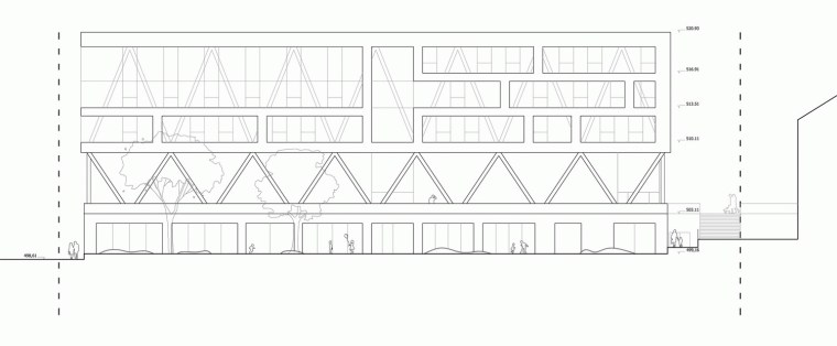 瑞士锡永某校园扩建方案第12张图片