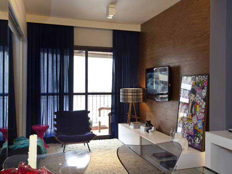 巴西圣保罗高层豪华公寓资料下载-圣保罗的时髦公寓