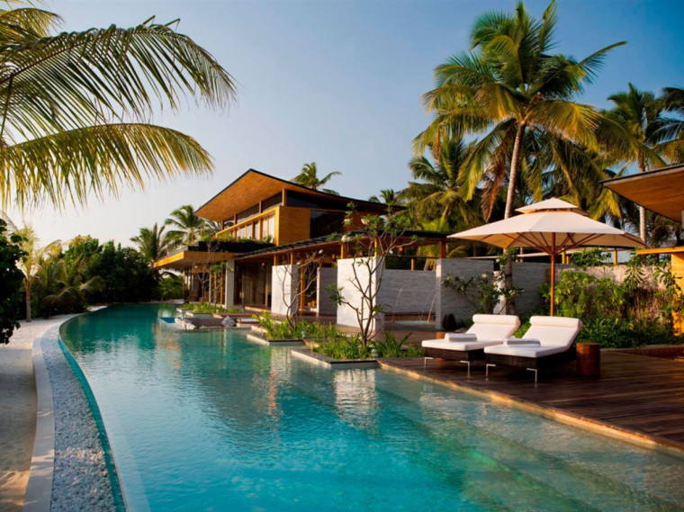 马尔代夫风格温泉资料下载-马尔代夫度假酒店