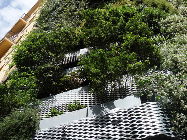 垂直花园案例资料下载-巴塞罗那最高的住宅垂直花园