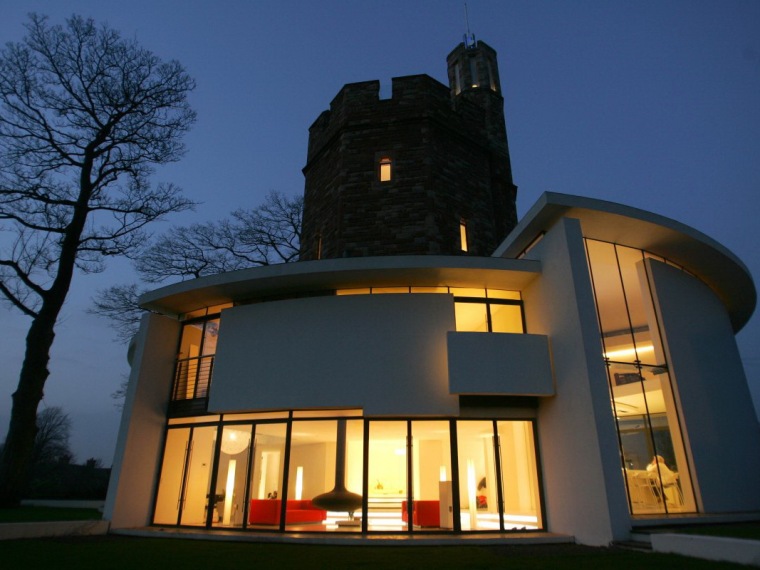 农村住房改造资料下载-Ellis Williams Architects设计的英国柴郡Lymm水塔改造房
