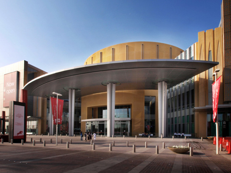 沙漠游客中心资料下载-世界最大的购物中心Dubai Mall
