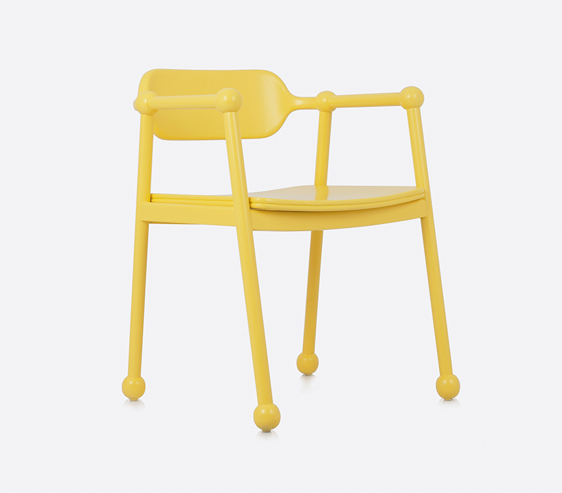 黄色糖果椅