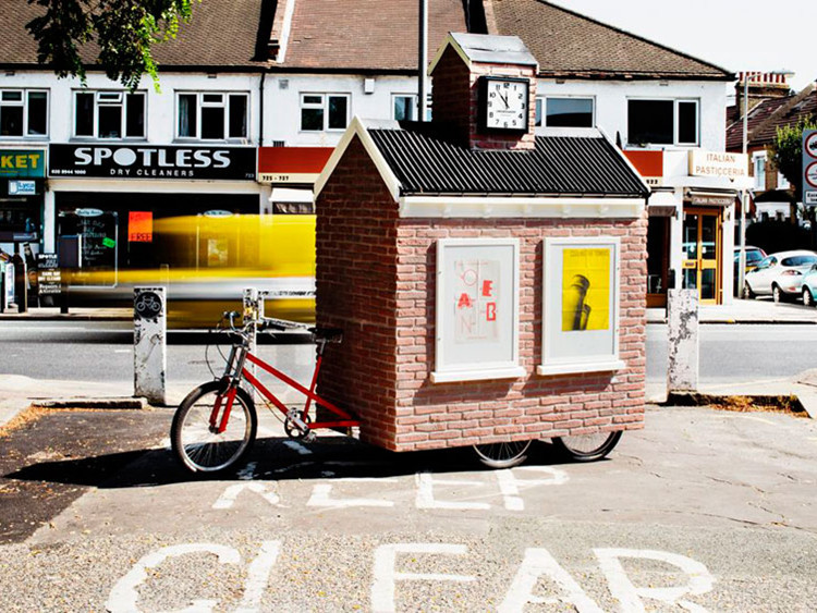乡镇广场设计图资料下载-自行车背上的移动小镇
