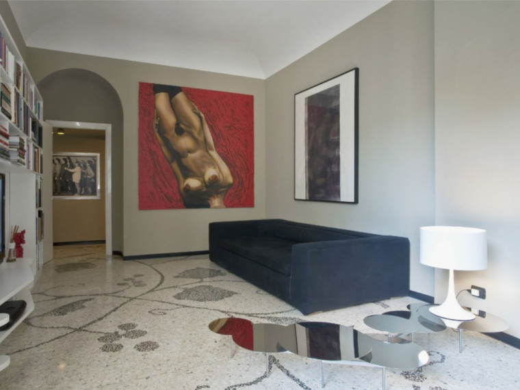 极简主义下的混合风格资料下载-意大利充满混合风格个性公寓