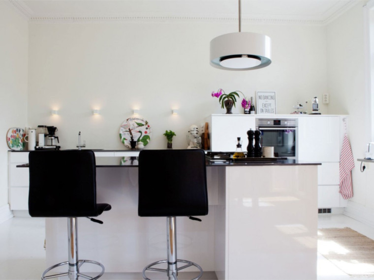 白色瑞典公寓资料下载-瑞典整洁而明亮公寓