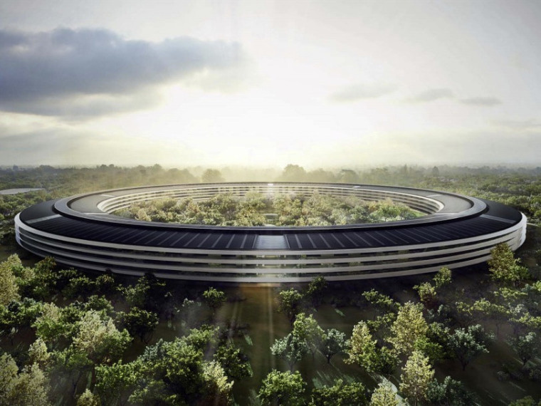 美国惠好公司总部景观设计资料下载-苹果公司总部设计