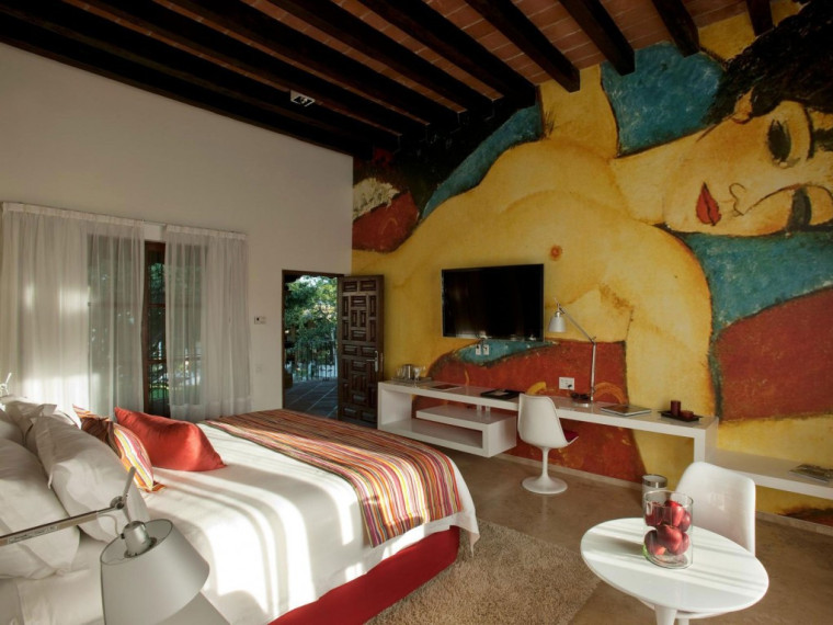 个性十足的su设计资料下载-墨西哥个性十足的Anticavilla酒店