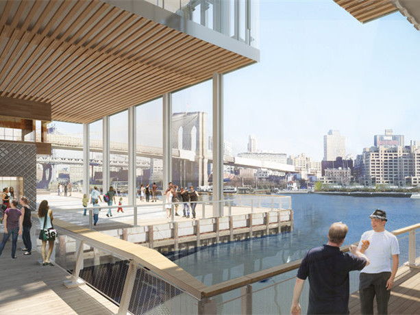 波士顿海港的罗尔码头资料下载-纽约南街海港新码头