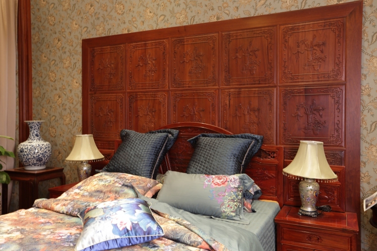 传统中式-浮华若梦卧室床头图-传统中式-浮华若梦第8张图片