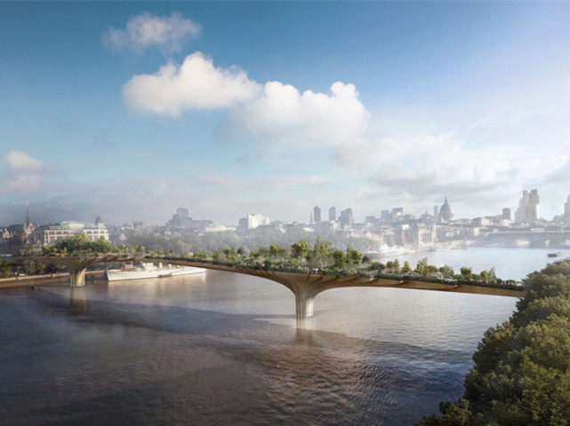 伦敦大桥设计图资料下载-英国伦敦花园大桥