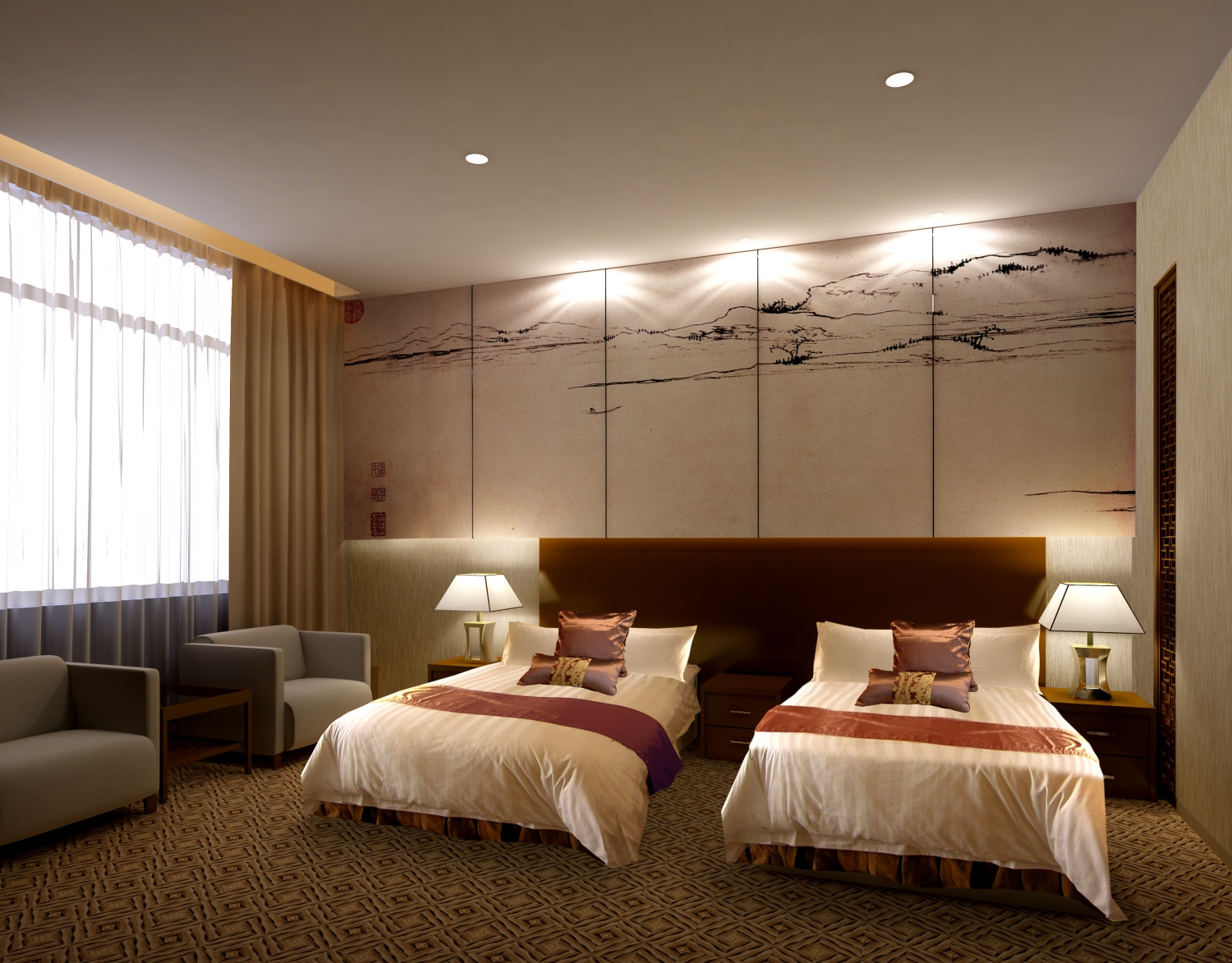 北京宽沟招待所-室内设计师徐国良-北京丽贝亚建筑装饰工程公司-住宅