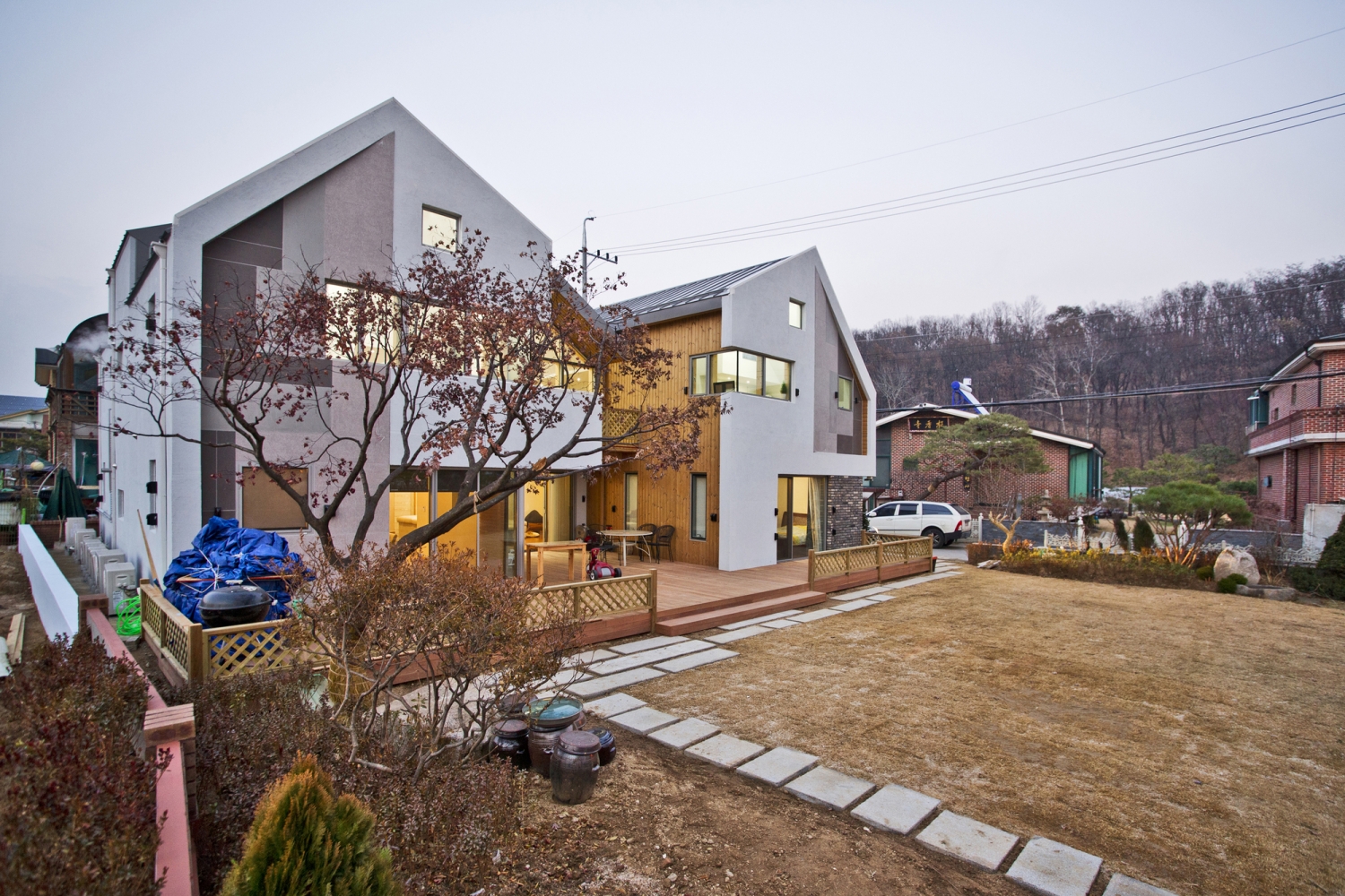 韩国别墅外观图片