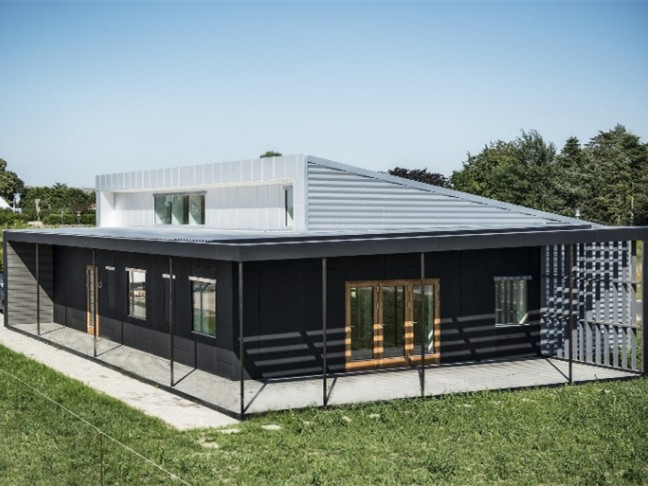 建筑可回收材料资料下载-丹麦用采用可回收材料改建住宅