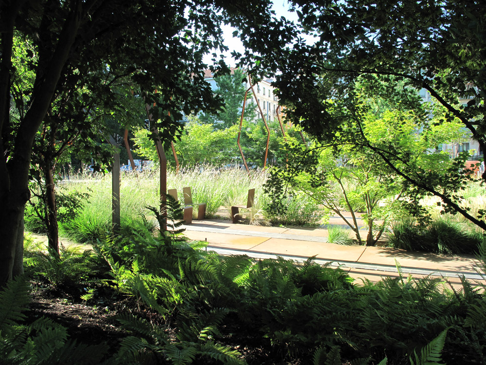 瑞士城市花园景观