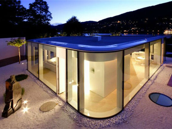 瑞士卢加诺湖现代别墅资料下载-瑞士卢加诺湖现代别墅