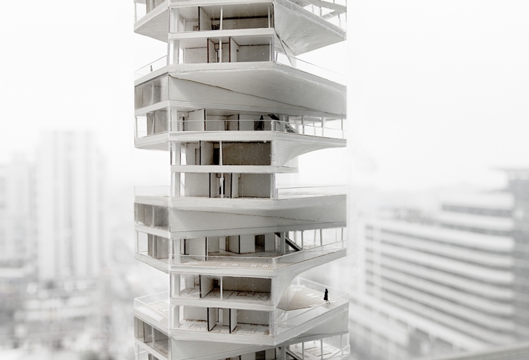 秘鲁利马高层住宅模型图-秘鲁利马高层住宅第6张图片