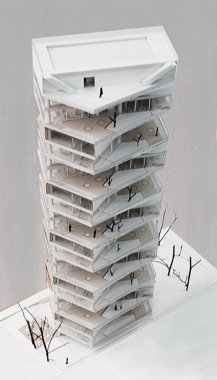 秘鲁利马高层住宅模型图-秘鲁利马高层住宅第7张图片
