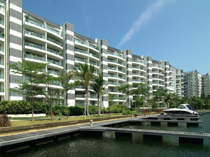 新加坡居住区案例资料下载-圣淘沙海岸居住区景观