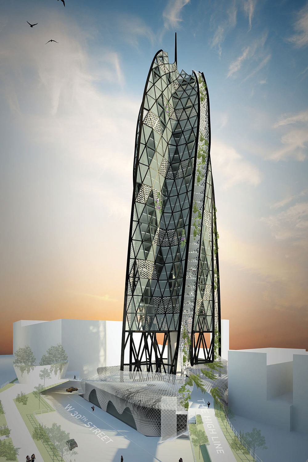 美国纽约摩天大楼-居住建筑案例-筑龙建筑设计论坛