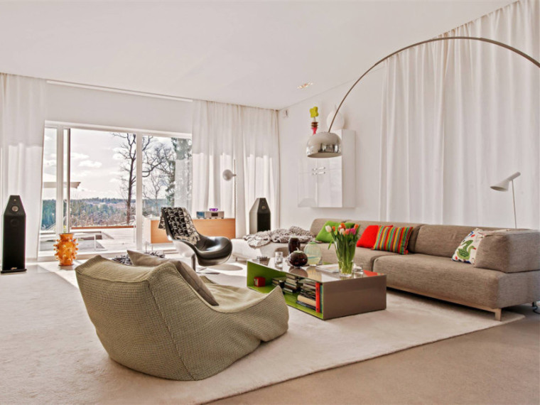 瑞典马尔默现代公寓资料下载-瑞典舒适现代别墅