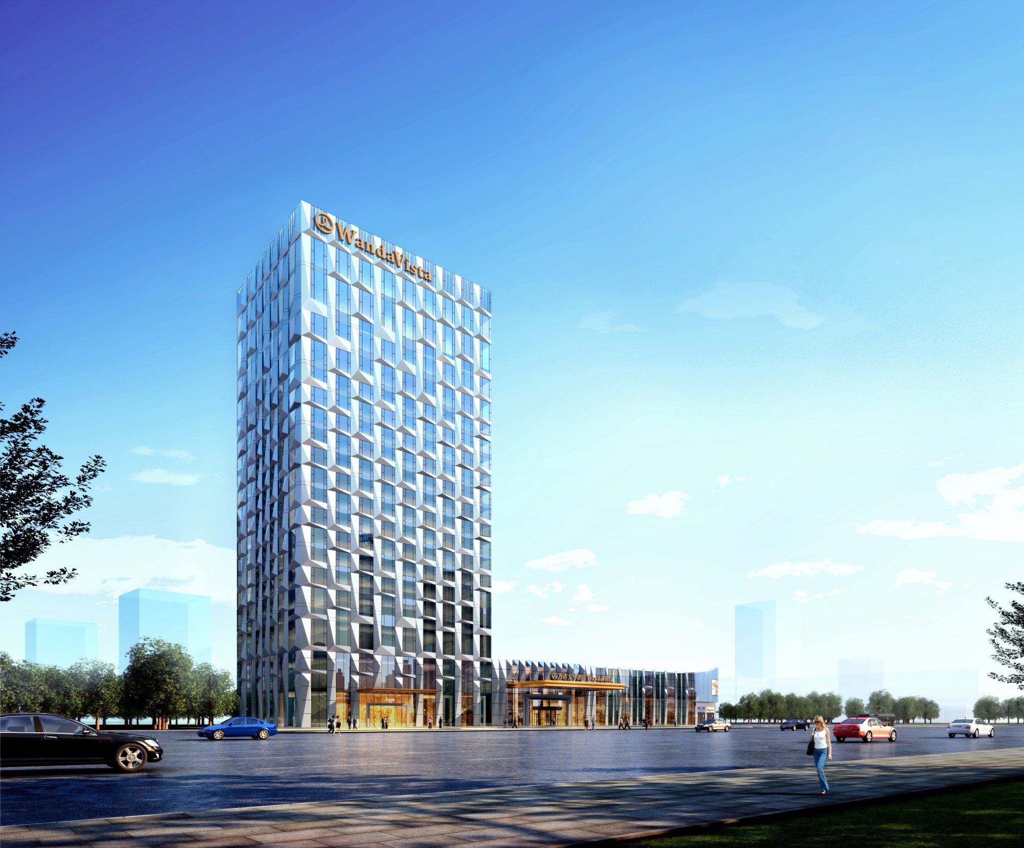 哈尔滨万达城酒店群效果图-哈尔滨万达城酒店群第5张图片