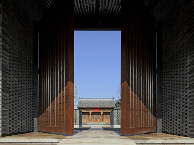 居住区建筑框资料下载-北京如园居住区景观