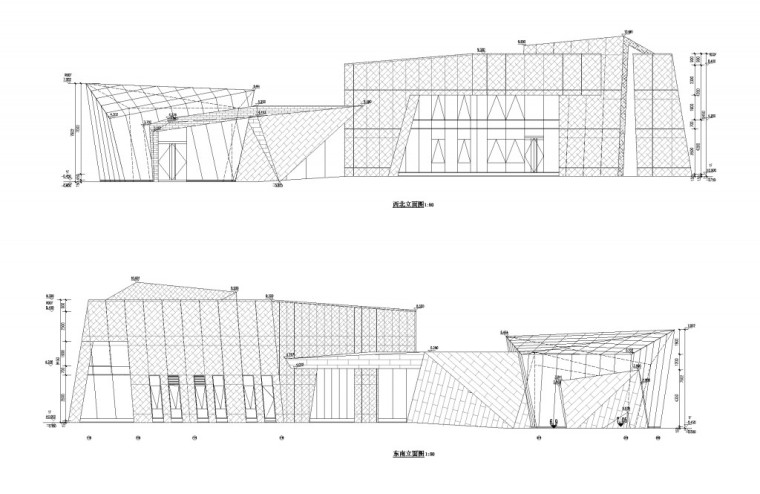 浙江温州之钻西北立面和东南立面-浙江温州之钻第36张图片